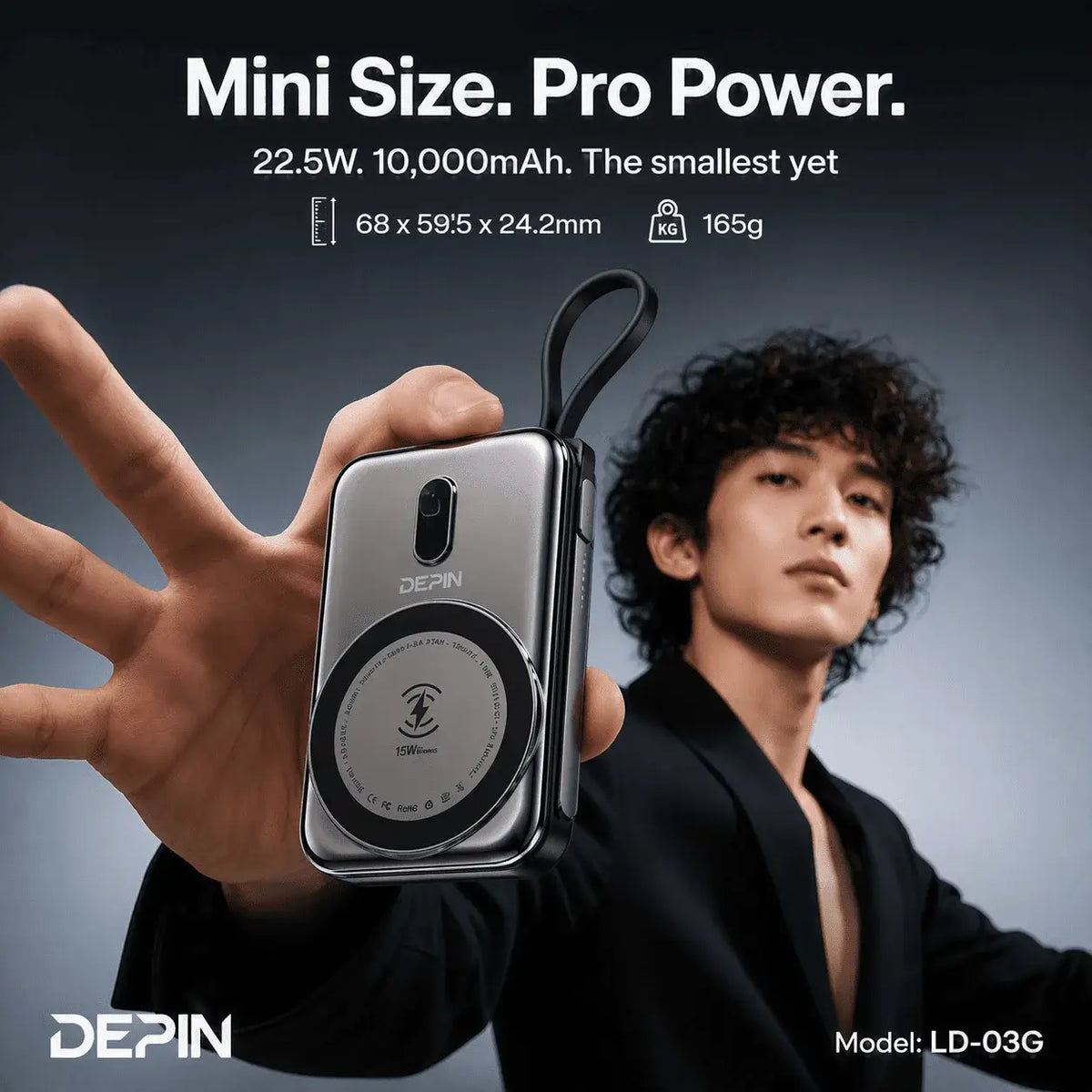 Powerbank Magnétique DEPIN : Support, Portable & Magnétique