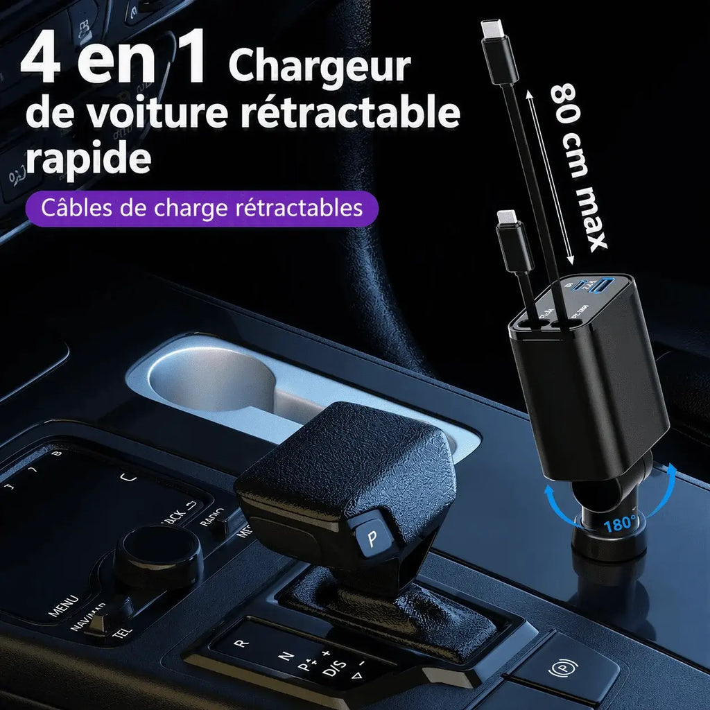 Super Car Fast Charger : Tirez, branchez & rechargez