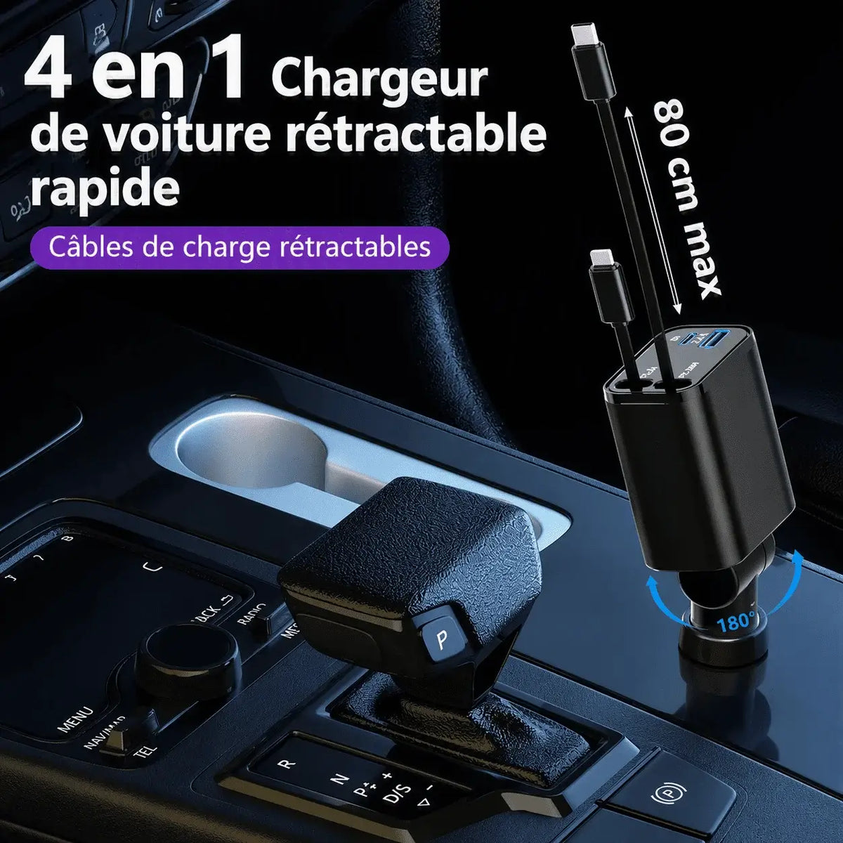 Super Car Fast Charger : Tirez, branchez & rechargez